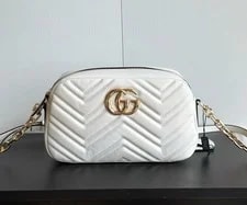 Gucci — Gucci GG Marmont Crossbody Camera Logo — Handbag — resale