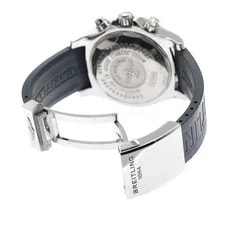 Breitling Super Ocean 42 A17364 42mm SS Black Dial Rubber Strap Date #C415 2