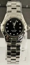 TAG Heuer WAF141C.BA0813 Aquaracer Black Diamond Swiss Paper 2
