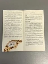Original Factory 5055 Patek Philippe Instruction Manual - English 3