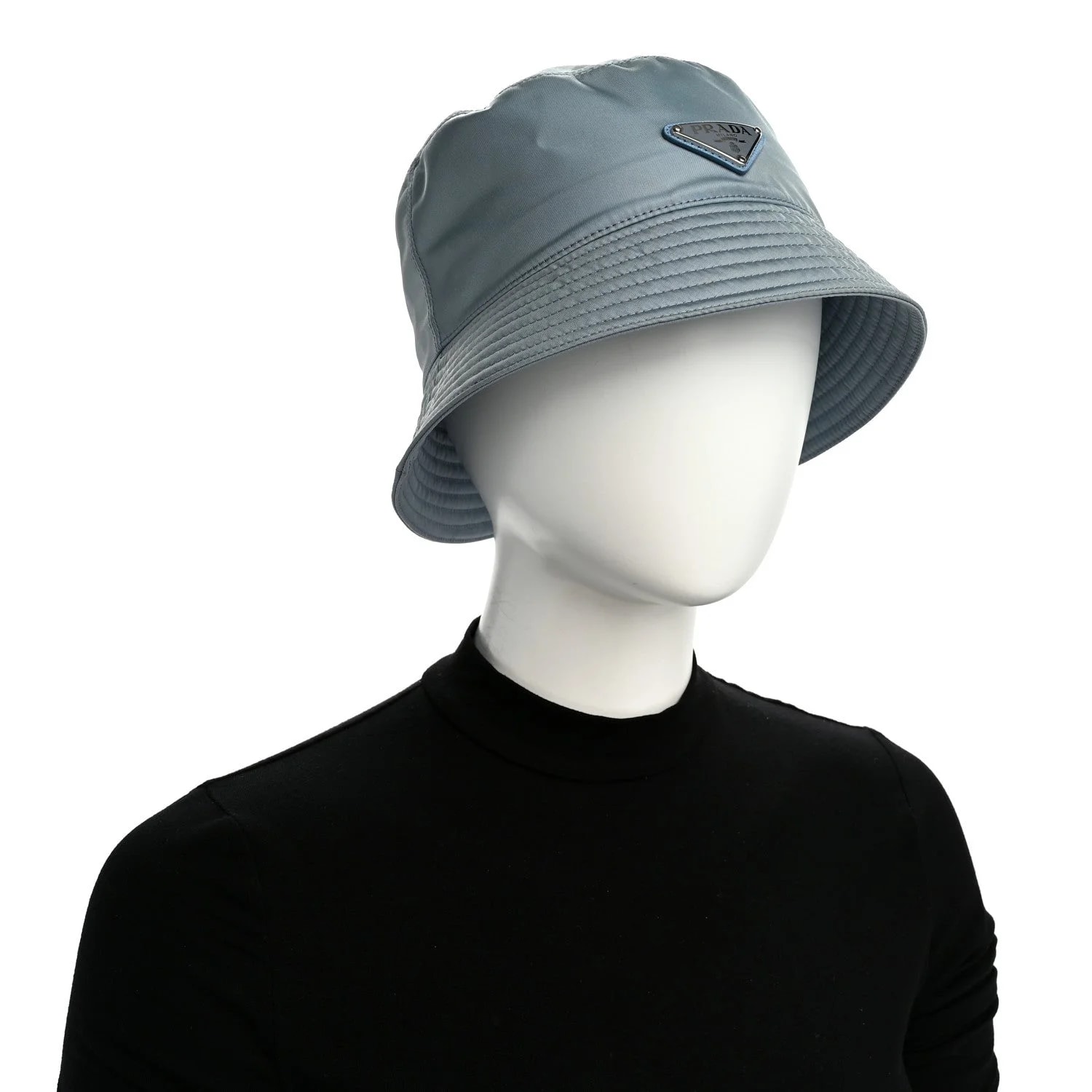 Metal Triangle Logo Bucket Hat M Celeste 2