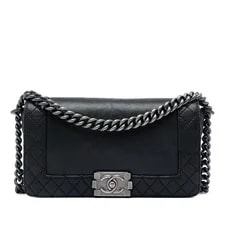 Chanel — Chanel Old Medium Boy Reverso Flap Crossbody — Handbag — resale