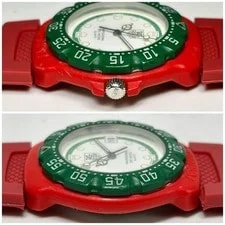TAG Heuer Formula 1 384.513 Quartz Green Red From JP 4