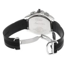 Cartier Roadster Chronograph XL W62020X6 43mm SS Black Dial Automatic Date #C220 2