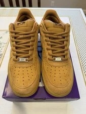 Nike SB Air Force 1 Low Flax/Wheat Gum Skate Shoes ’s 11 D 2