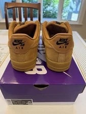 Nike SB Air Force 1 Low Flax/Wheat Gum Skate Shoes ’s 11 D 3
