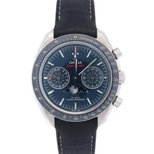 Omega — Omega Speedmaster Moonphase 44.25mm Blue Chronograph Dial Ref# — Watch — resale