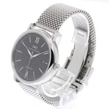 IWC Portofino IW356506 40mm SS Black #C12220 2