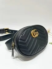 Gucci GG Marmont Chevron Logo Belt Fanny Pack 4