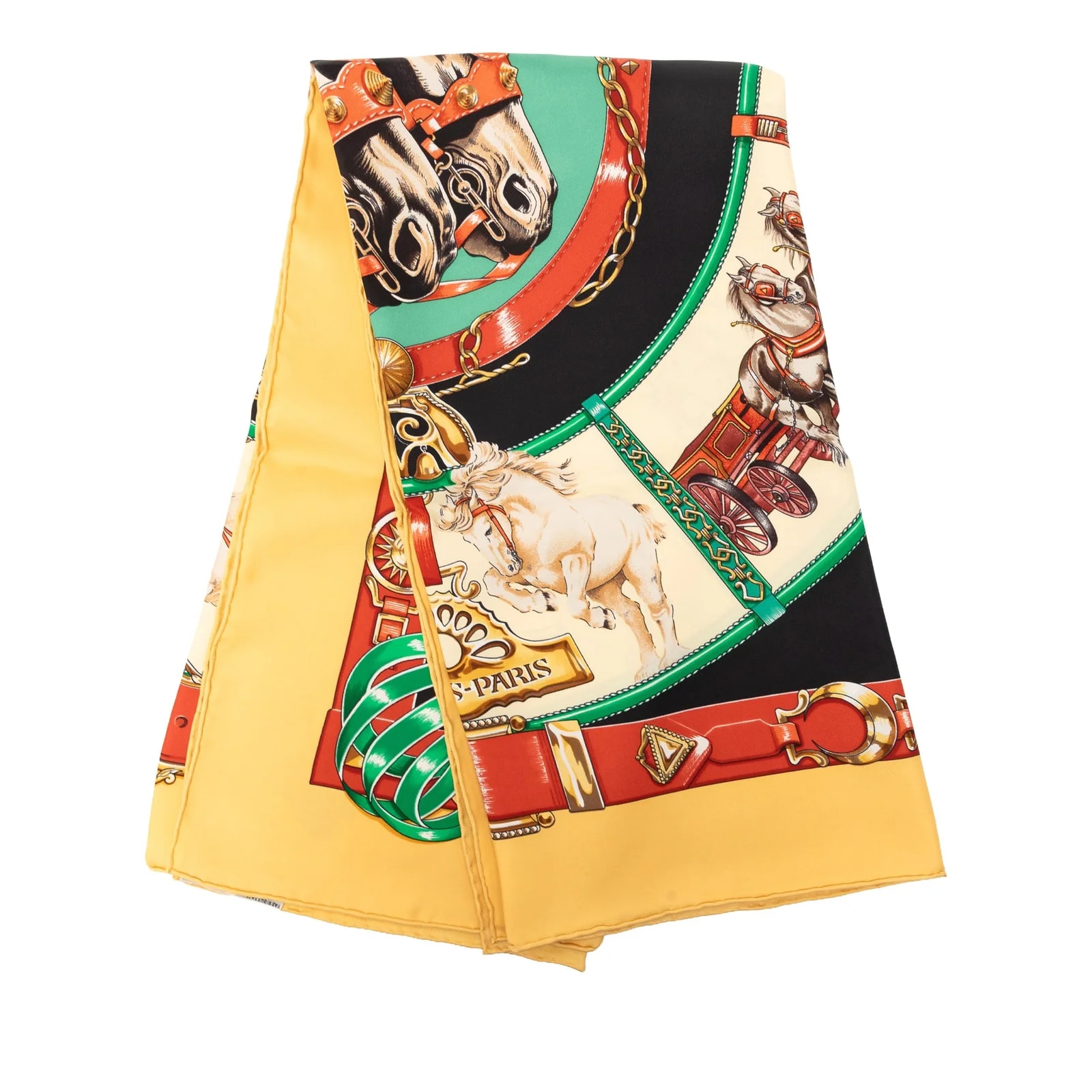 Hermès — Chevaux de Trait Scarf 90 — Accessory — resale