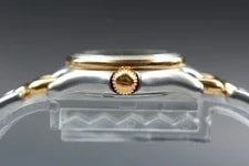 Near TAG Heuer S/el S05.008M Date Beige Gold Silver Quartz 4