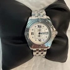 Breitling — Breitling 32mm Cockpit Lady Steel w/Off-White Silver Diamond Dial (A71356) — Watch — resale