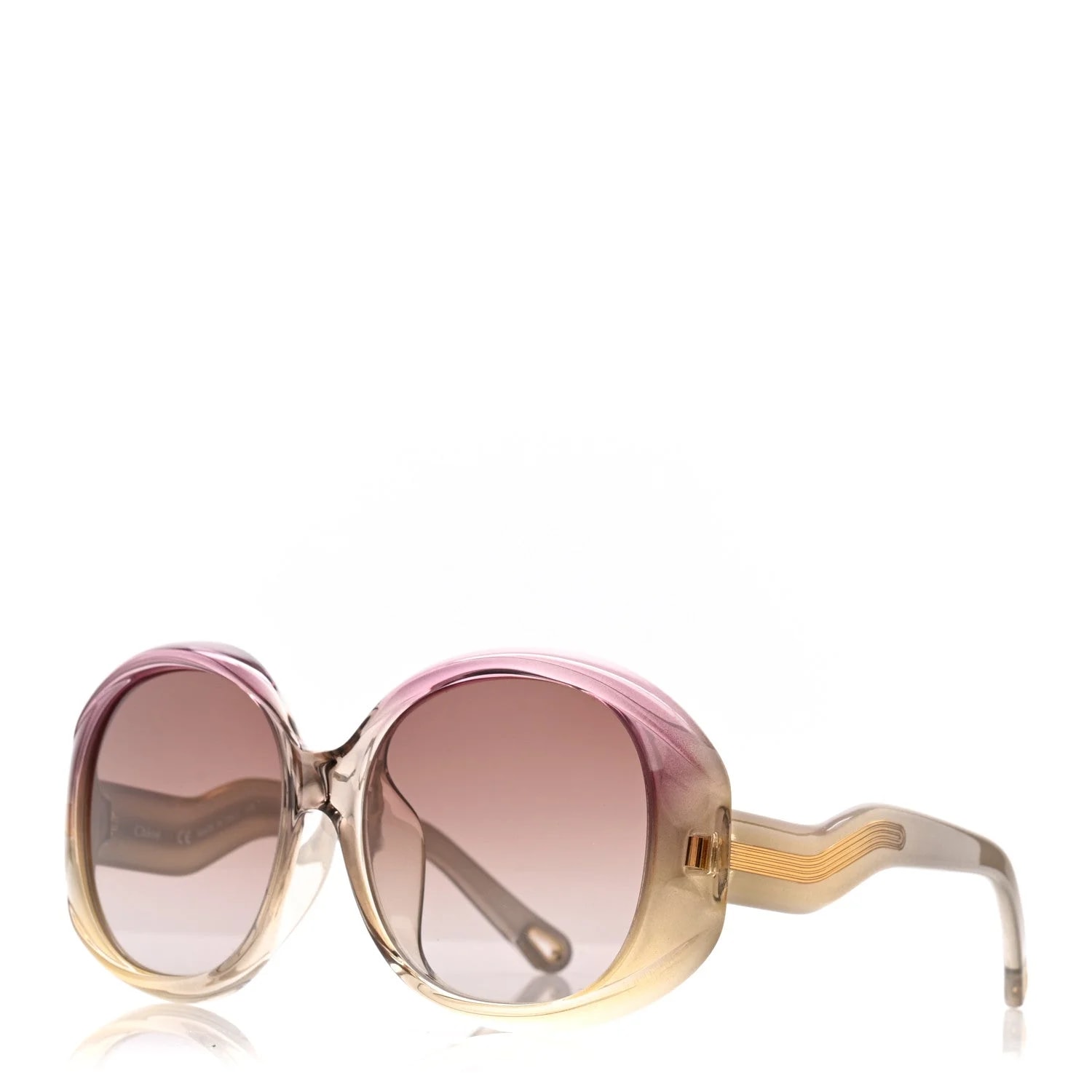 Chloé — Oval Semi Transparent Qleo Sunglasses CE736SA — Accessory — resale