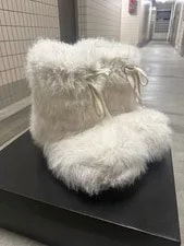 8.0US Balenciaga Alaska Fur Boots Siz Limited Edition Vhtf Collecti 3