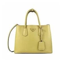 Authentic Prada Pale Galleria Triangle Logo 2
