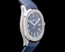 Patek Philippe 5168G-001 5168G Aquanaut 18K White Gold Blue Dial Unworn 2