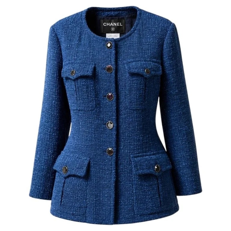 Chanel — Chanel Runway Jacket With Gripoix Buttons 42 FR — Clothing — resale