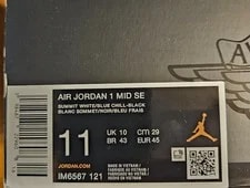 Air Jordan 1 Mid / Chill- * Size 11 * Never Worn 3