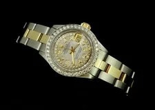 Rolex Lady Datejust Stainless Gold Diamond Dial Bezel 3