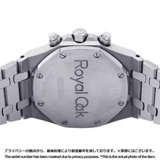 Audemars Piguet Royal Oak Chronograph 39mm Stainless Steel White Dial 26300S... 3