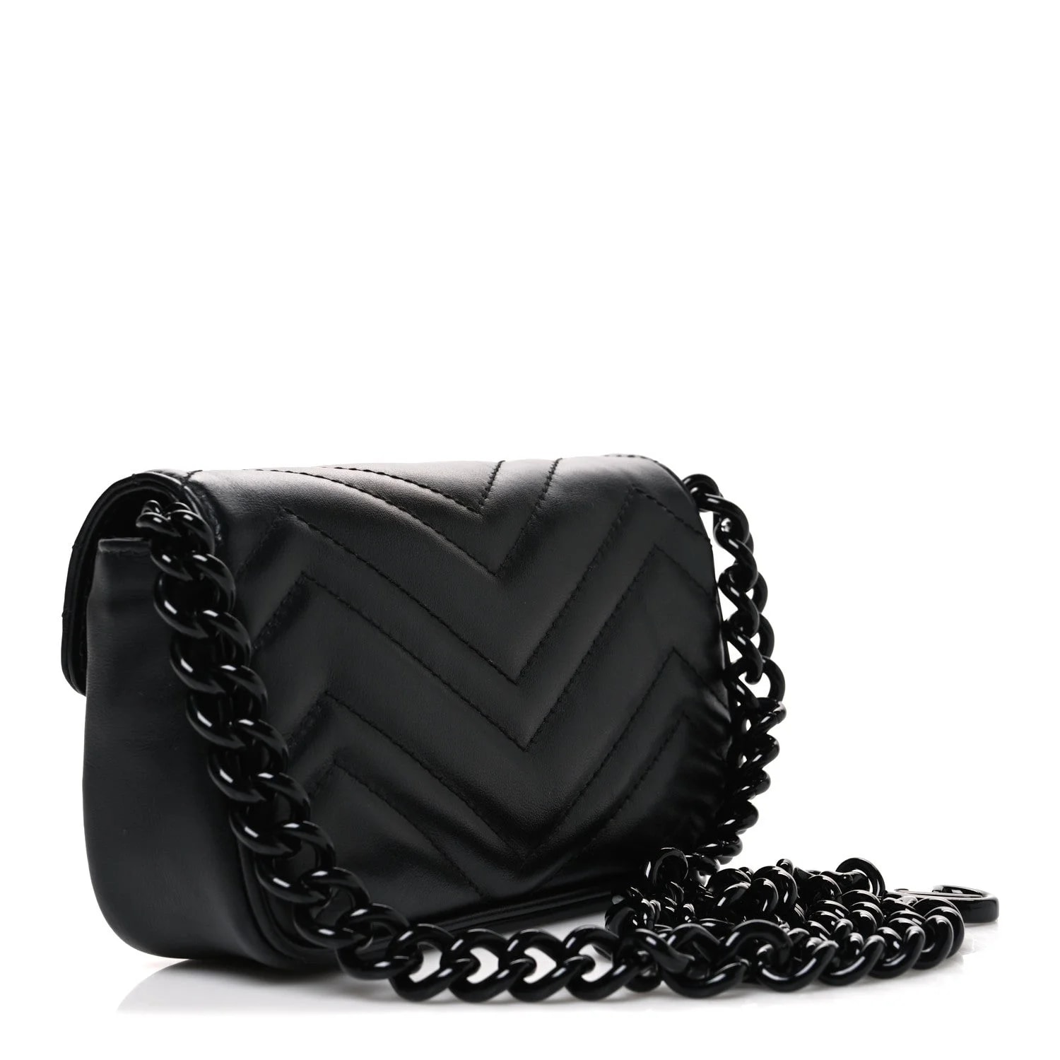 Matelasse Monochrome GG Marmont Chain Belt 3