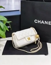 Chanel 99% New Grand CF Flap Hardware Chip 3