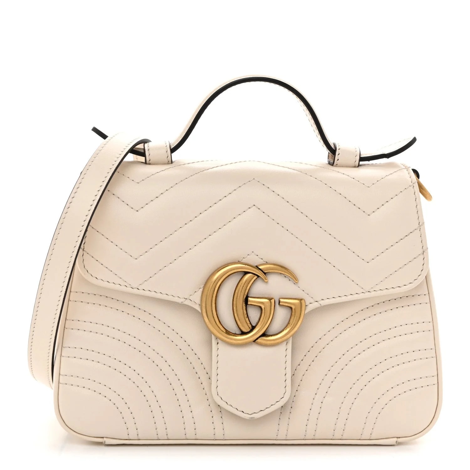 Gucci — Small GG Marmont Matelasse Top Handle — Handbag — resale