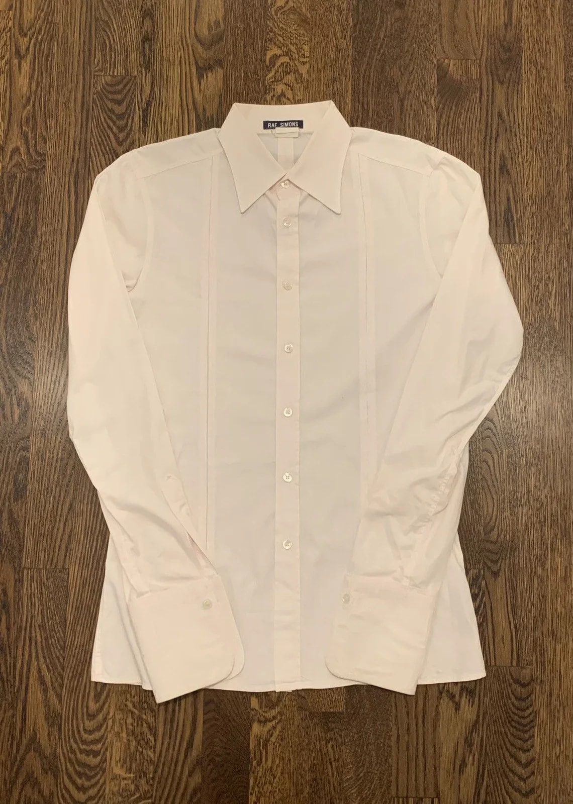 Raf Simons — Raf Simons Closer Kraftwerk Pleated Button Up Shirt — streetwear — resale