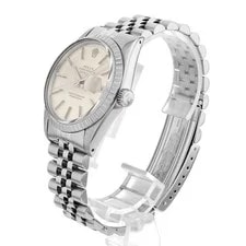 Rolex Datejust 16030 Silver Bar 56 Number Second Hand 2