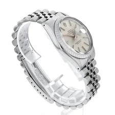 Rolex Datejust 16030 Silver Bar 56 Number Second Hand 3