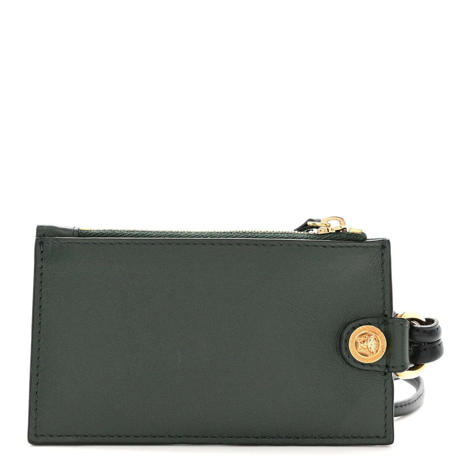 Versace — Medusa Lanyard Zip Pouch Card Holder — Accessory — resale