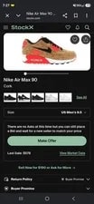 Nike Air Max 90 'Cork' Tried on Condition. Collectable 4