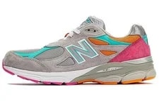 New Balance — [U990BL4] -- New Balance NB 990 V4 复古舒适 网布 低帮 休闲城市通勤跑步鞋 男款 黑灰 — Sneaker — resale