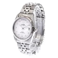 Tudor Prince Date Day 76214 10P Diamond WG Bezel Automatic Watch_898805 2