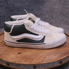 VANS — Vans Knu Skool Mid Varsity Size 8.5 US Turtledove Dark Shoes — Sneaker — resale
