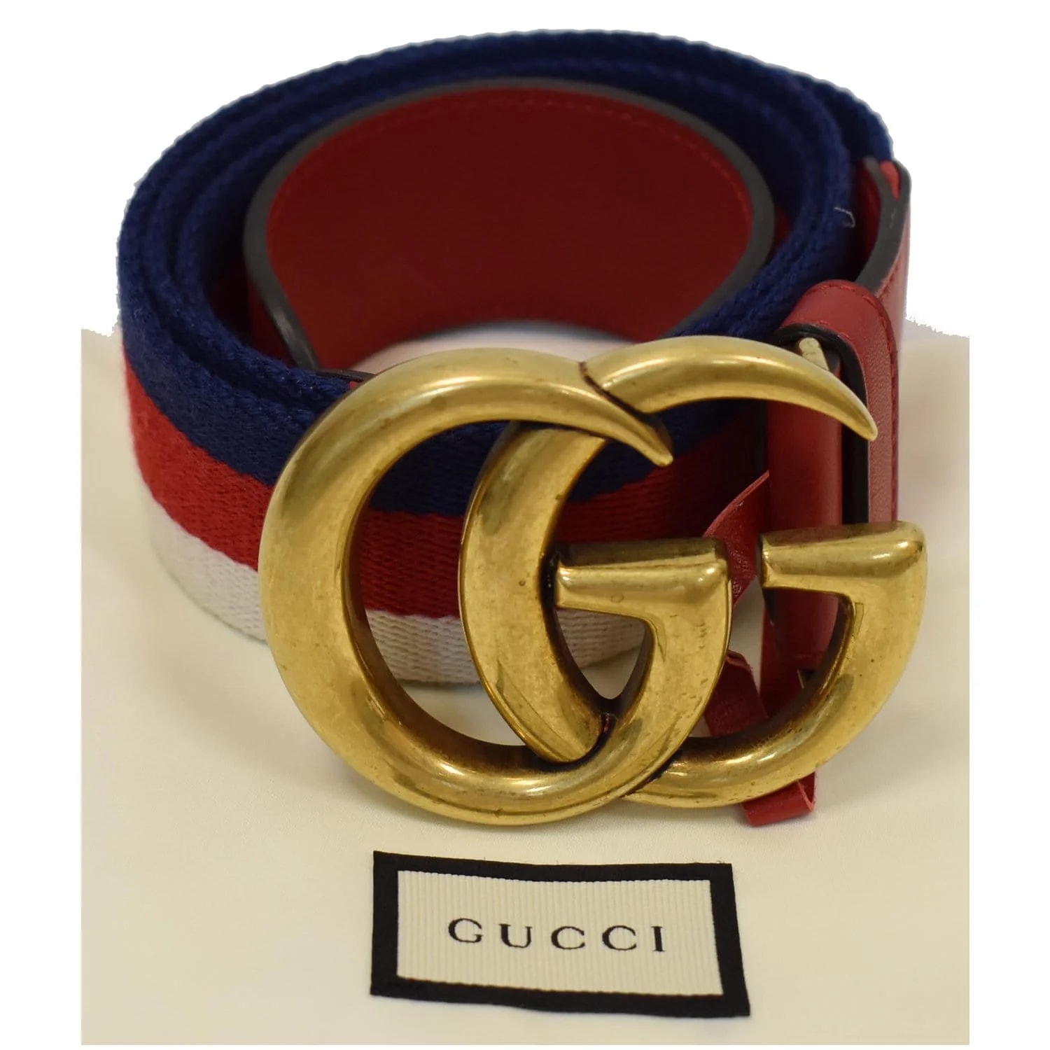 Gucci Web Double G Buckle Belt 409416 2