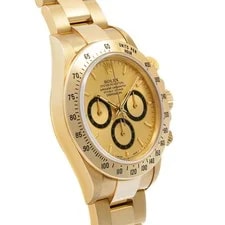Rolex Cosmograph Daytona 16528G 40mm Yellow Gold Black #WW237 3