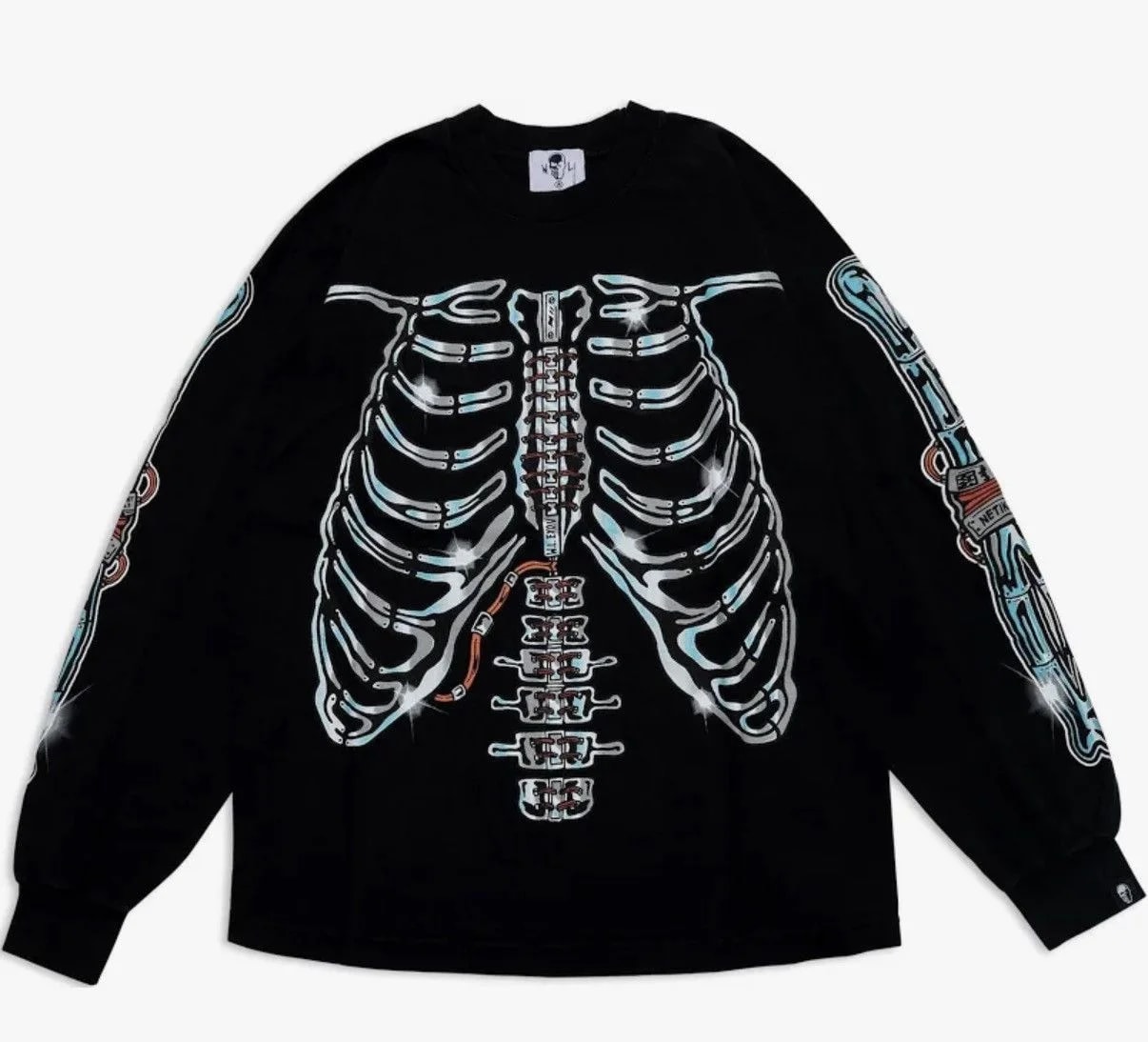 Warren Lotas Endura Cyber Skeleton Long Sleeve Shirt — streetwear — resale