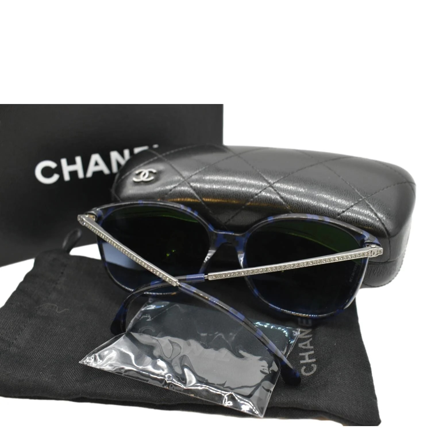 Chanel 5291-B-A c.1487/S2 Crystals Sunglasses Lens 4