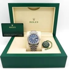 Rolex 126334 Datejust 41 With Blue Stick Dial on Jubilee 2