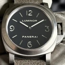 Panerai Luminor Base PAM00176 PAM176 44mm Black Dial Titanium ! 2