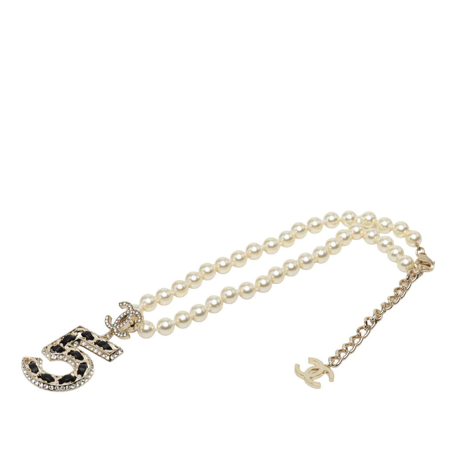 Chanel — CC No 5 Strass and Faux — Jewelry — resale