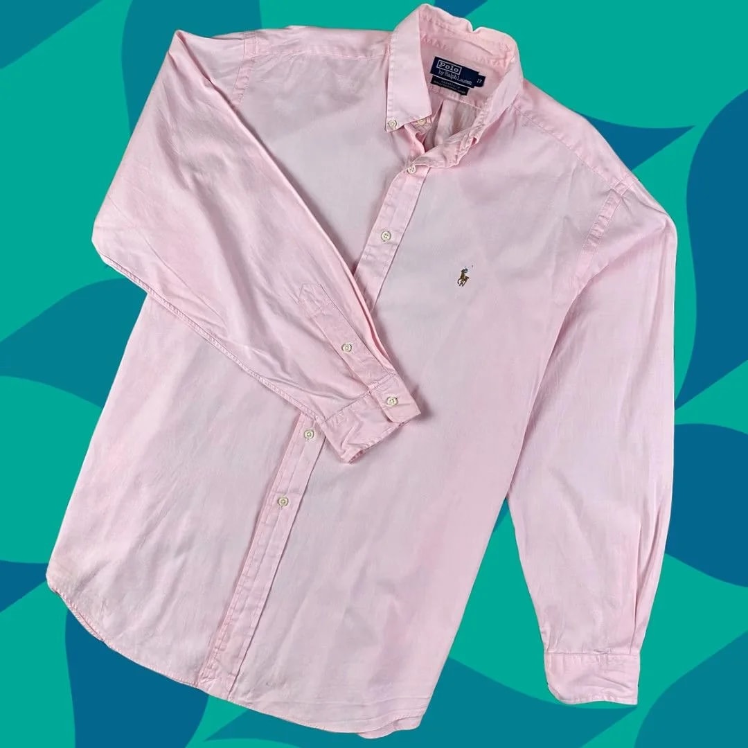 Polo Ralph Lauren — Polo Ralph Lauren Long Sleeve Shirt 17 Cotton Button-Up Shirt — streetwear — resale