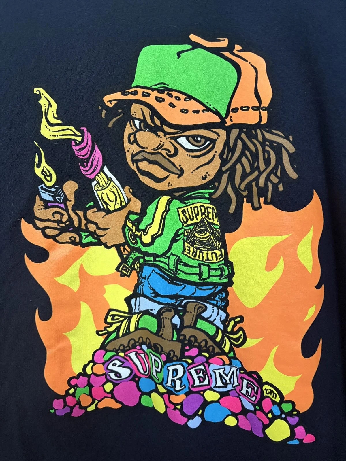 Supreme — Supreme Molotov Kid Tee — streetwear — resale