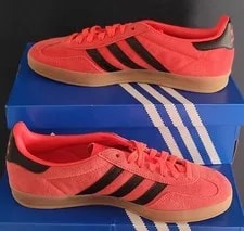 NEW Adidas Originals Gazelle Indoor "Lucid / Metallic Shoes US 12 3