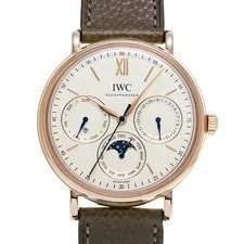 IWC — IWC Portofino Perpetual Calendar 42 IW344602 Silver Red Gold Automatic #W394 — Watch — resale