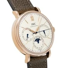 IWC Portofino Perpetual Calendar 42 IW344602 Silver Red Gold Automatic #W394 3