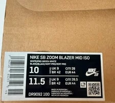 Nike SB Zoom Blazer Mid ISO Pro Size 10 in Box 3