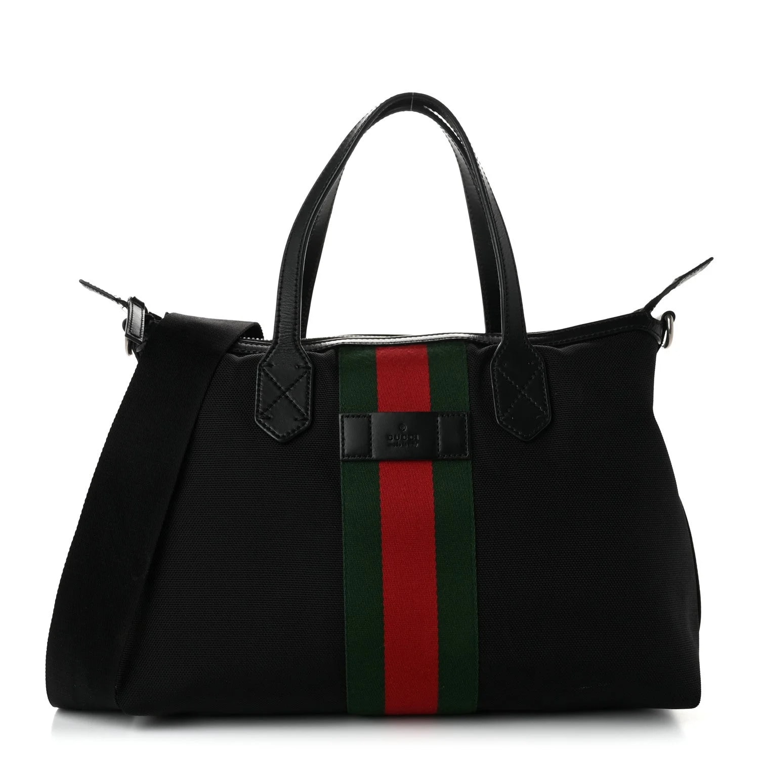 Gucci — Techno Web Top Handle — Handbag — resale