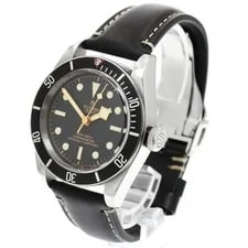 Tudor Heritage Black BAY 79230N 41mm SS/Leather Black #C16642 2